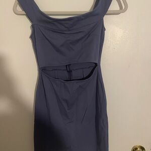 Blue Sleeveless Dress